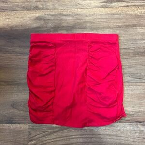 Womens y2k Bebe red tube top size medium